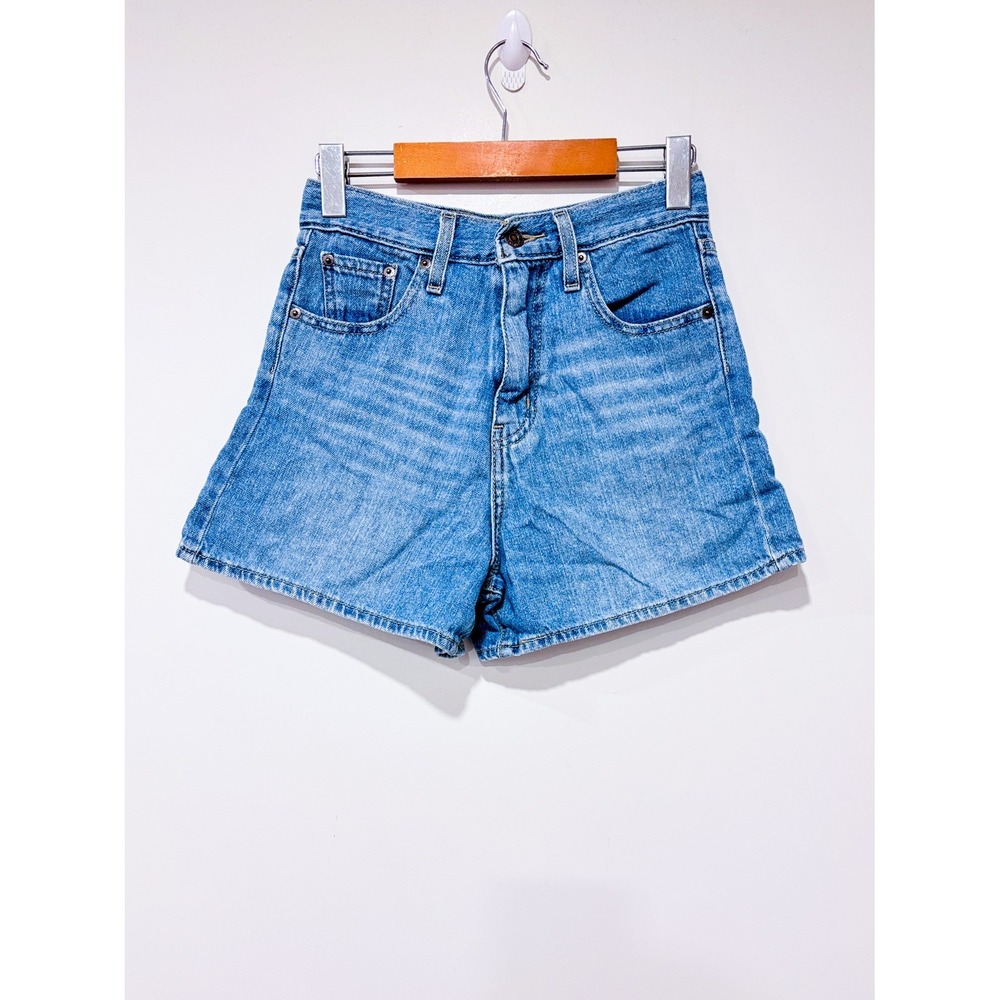 LEVI'S Blue denim shorts | High Rise Summer Casual | Size 25
